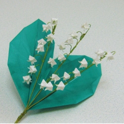 スズラン C 造花インテリア 立体折り紙のギフト 通販なら 折り花工房 時