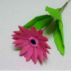 ガーベラ 造花インテリア 立体折り紙のギフト 通販なら 折り花工房 時