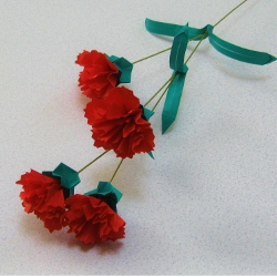 カーネーション スプレー 造花インテリア 立体折り紙のギフト 通販なら 折り花工房 時