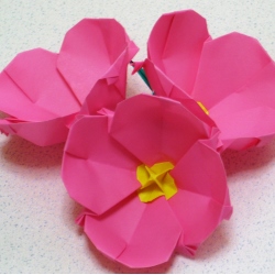 ツキミソウ 造花インテリア 立体折り紙のギフト 通販なら 折り花工房 時