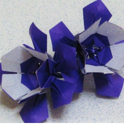 ミヤマオダマキ 造花インテリア 立体折り紙のギフト 通販なら 折り花工房 時